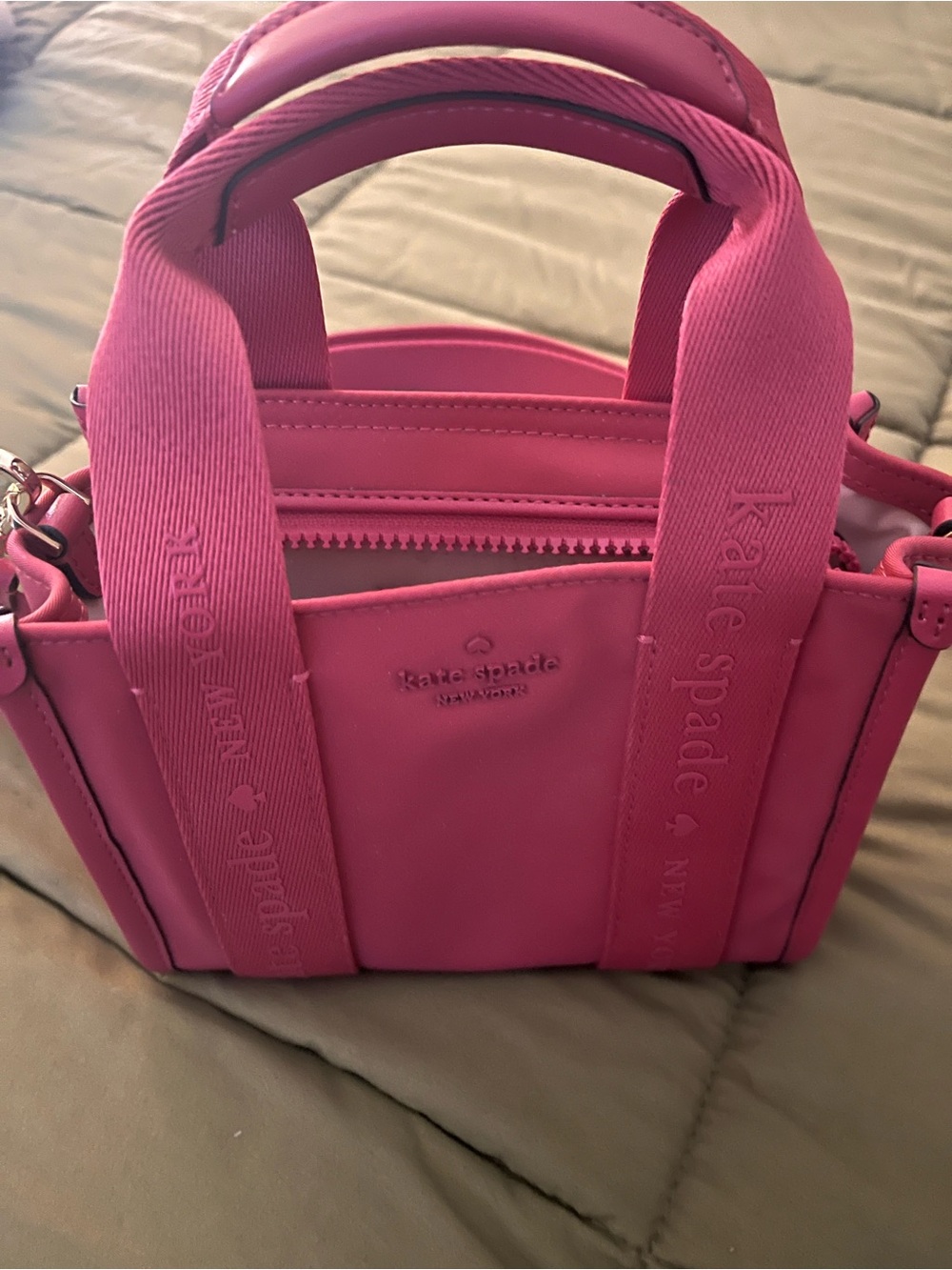 Kate Spade Hot Pink Mini Tote